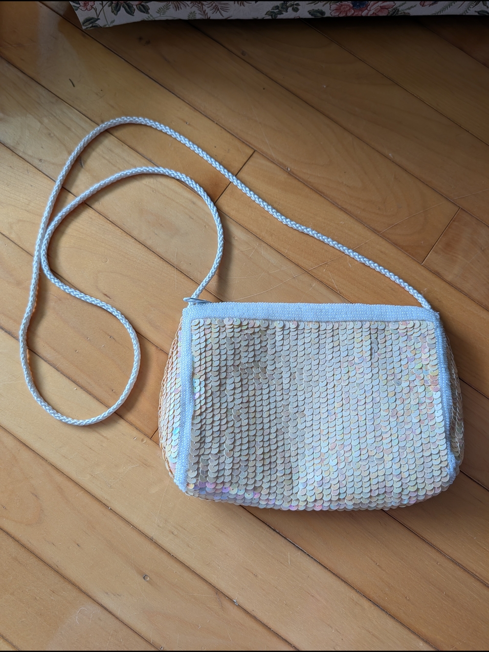 Vtg Carolyne Barton Sequin Purse